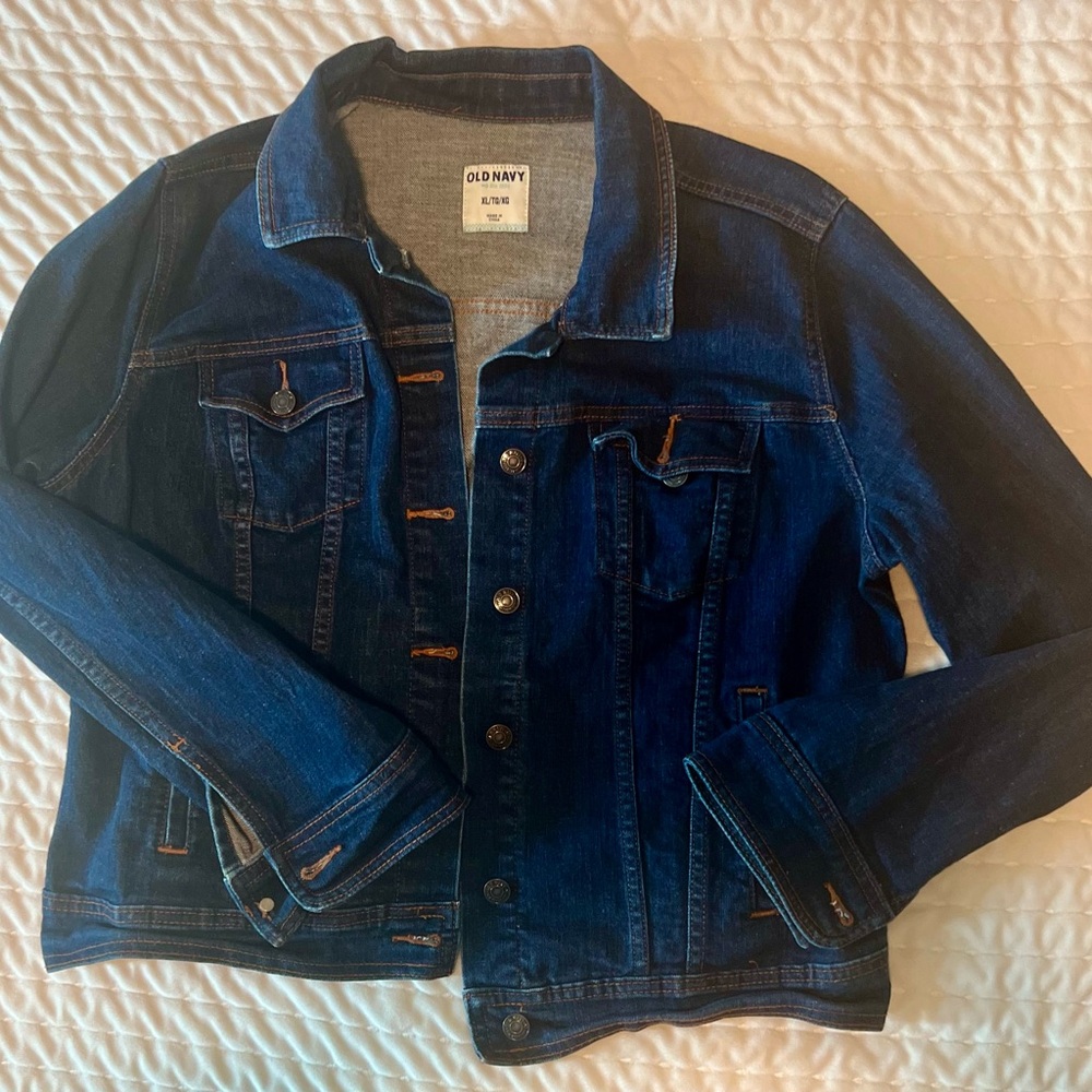 Old Navy Dark Blue Denim Jacket